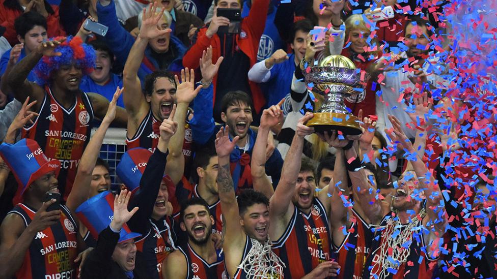 Lucas Faggiano campeón de la LNB con San Lorenzo