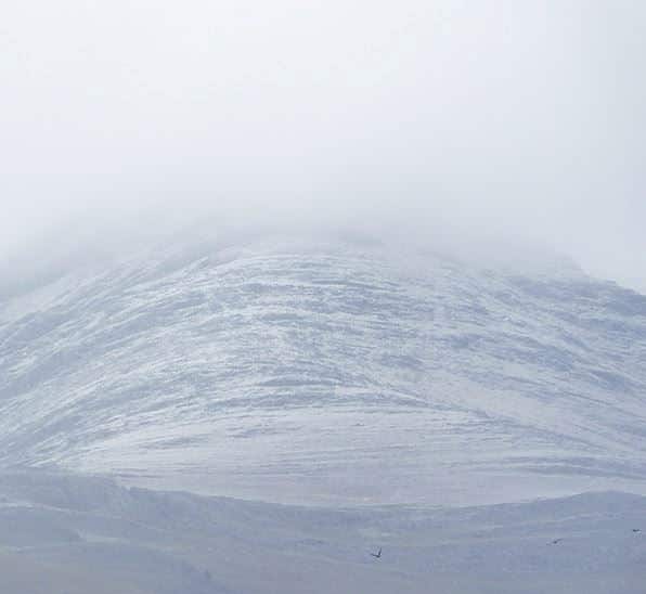 Llegó la nieve a Sierra