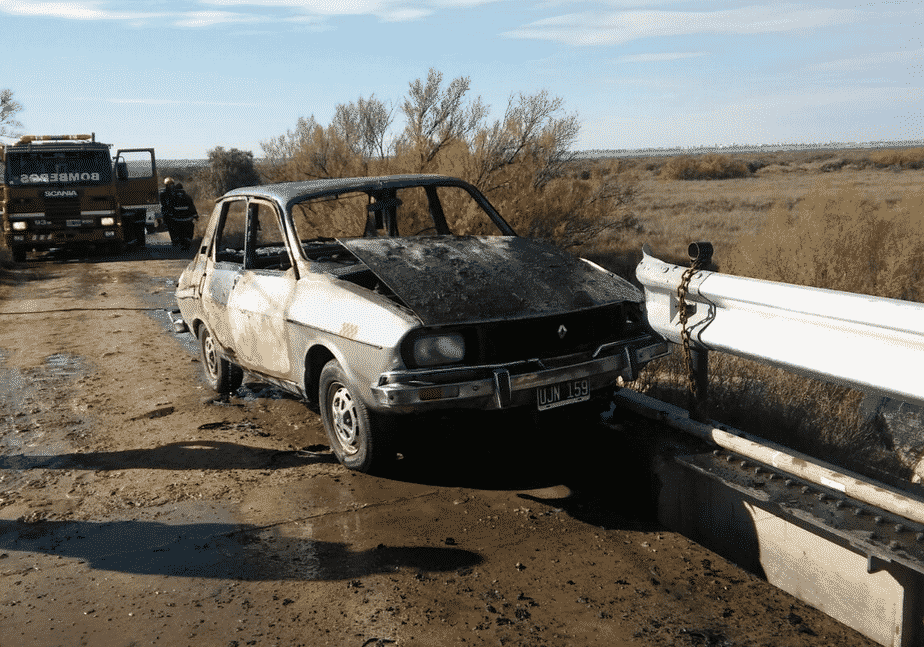 Murió calcinado tras un accidente