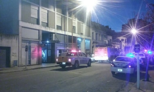 Incendio en un edificio: solo un susto