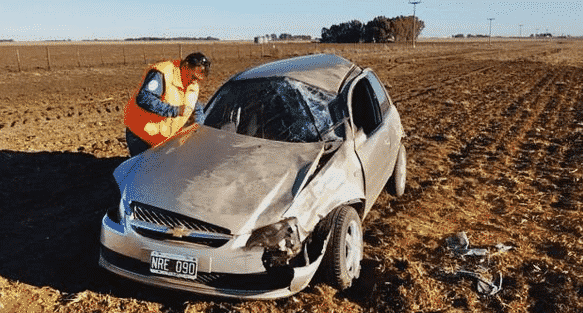 Vuelco sin heridos en ruta 51