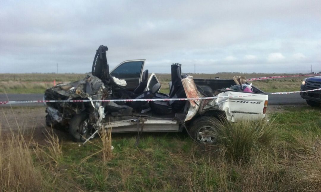 Dos muertos y dos heridos en un terrible choque en la ruta 51