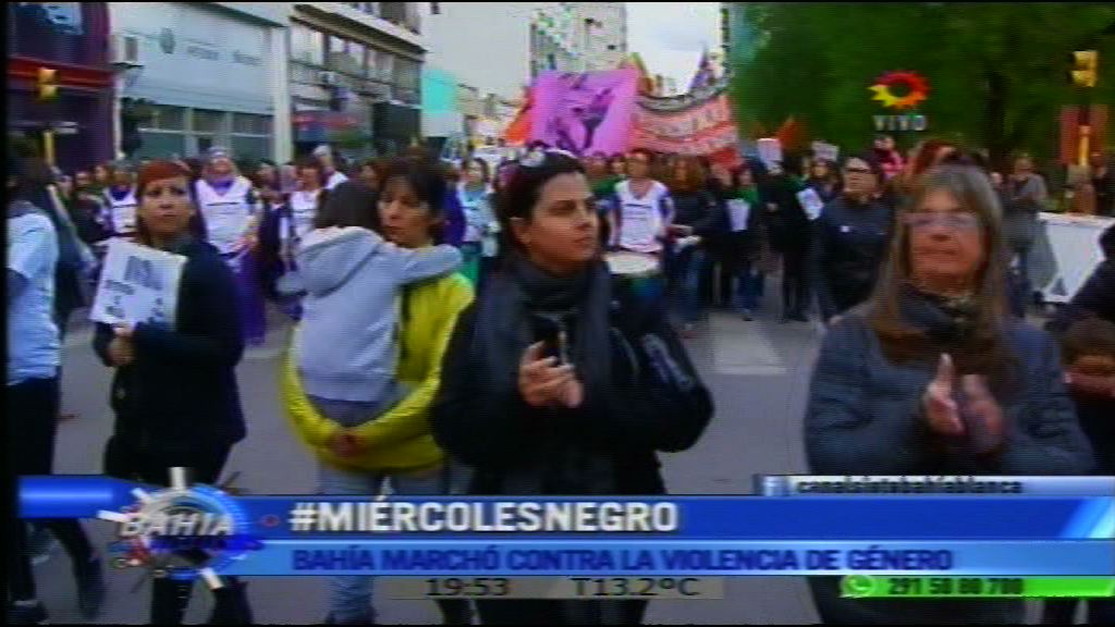 El #miercolesnegro en Bahía Blanca