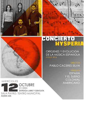 Concierto de “Hysperia” en el Teatro Municipal