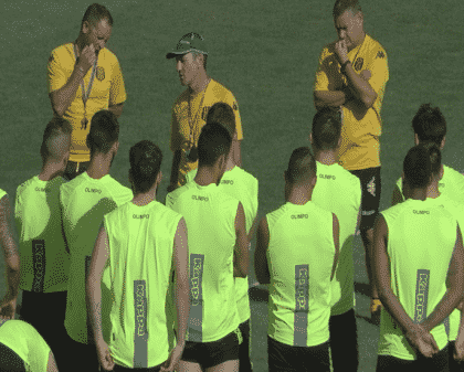 Olimpo volvió a los entrenamientos