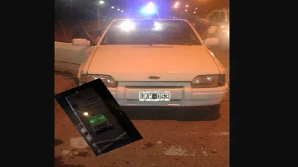 Manejaba alcoholizado y le secuestraron el auto