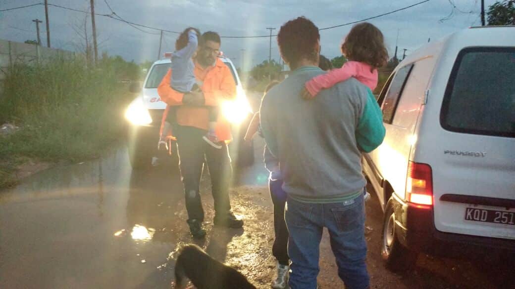 Evacuados en Bahía