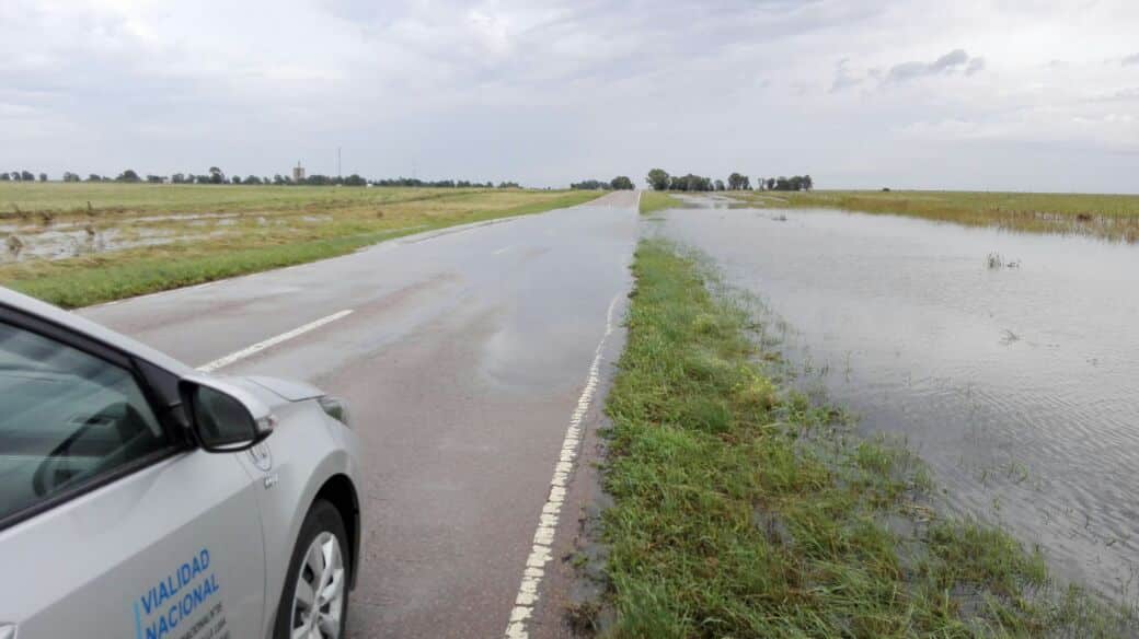 Cortan la Ruta 35 entre San Germán y Villa Iris