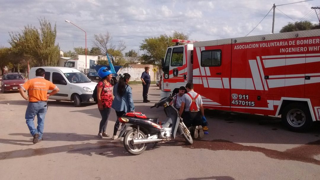 Dos motociclistas heridos en un choque en Spurr