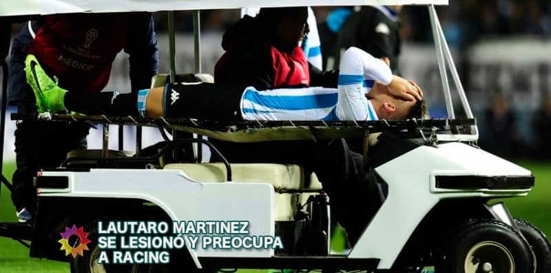 Lautaro Martinez se lesionó y estará afuera unos meses