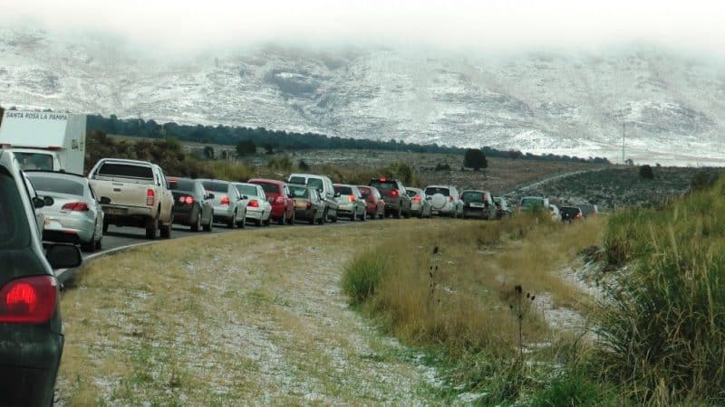 Miles de turistas invadieron Sierra de la Ventana