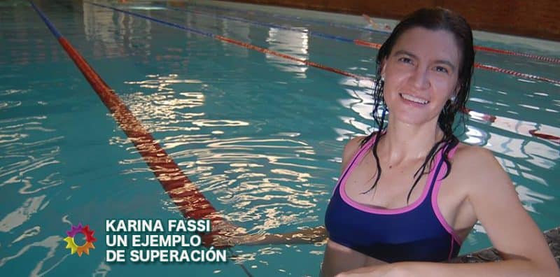 Karina, la deportista que desafía los límites de su cuerpo