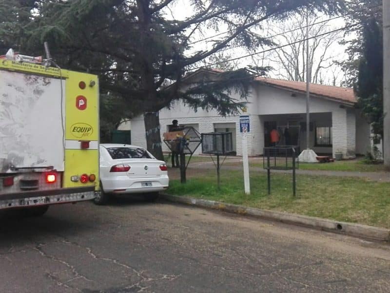 Explotó la cocina en la Escuela 508