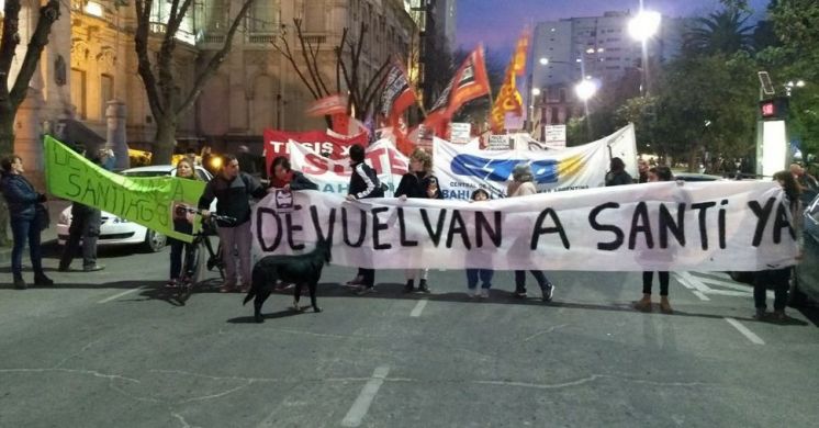 Marcha por aparición de Santiago Maldonado