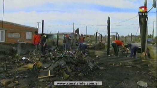 Perdieron todo tras un incendio