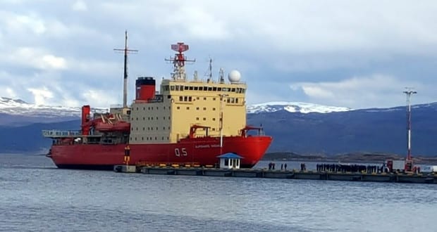 El Irizar rumbo a la Antártida