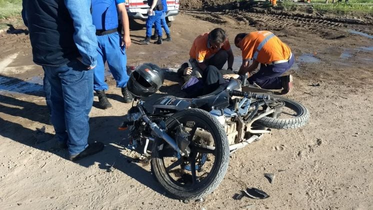 Motociclista Herido