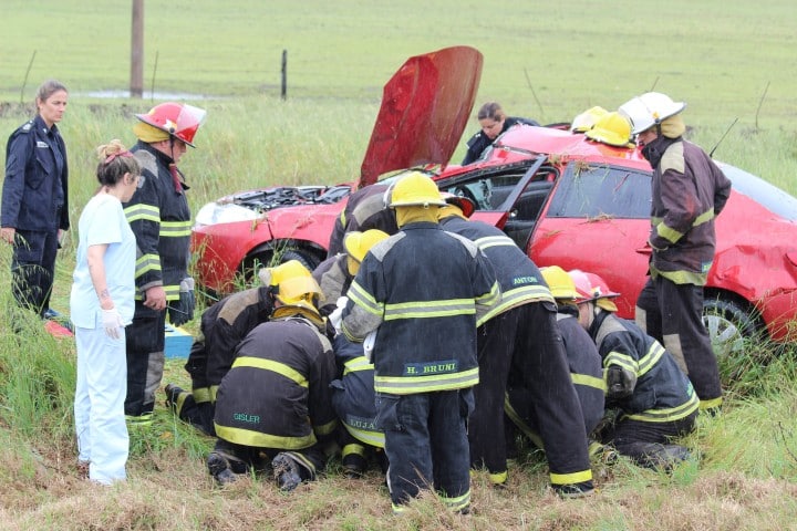 Un hombre murió en un accidente en la ruta 33