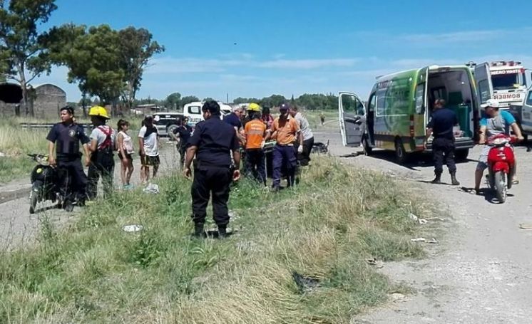 Dos motociclistas heridos frente al ingreso a Maldonado