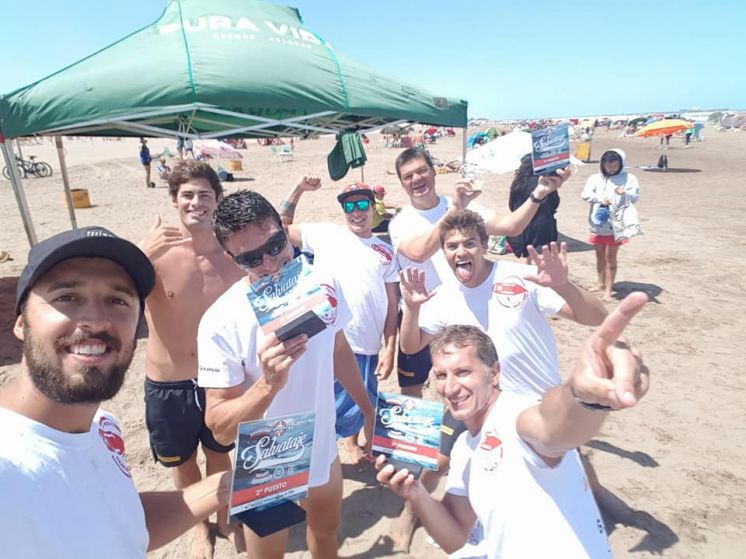 Guardavidas de Monte Hermoso, segundos en torneo de rescate