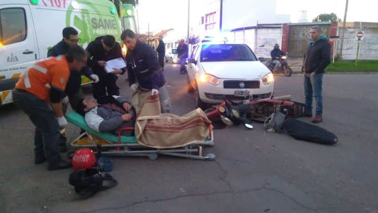 Accidente en Malvinas y Paraná