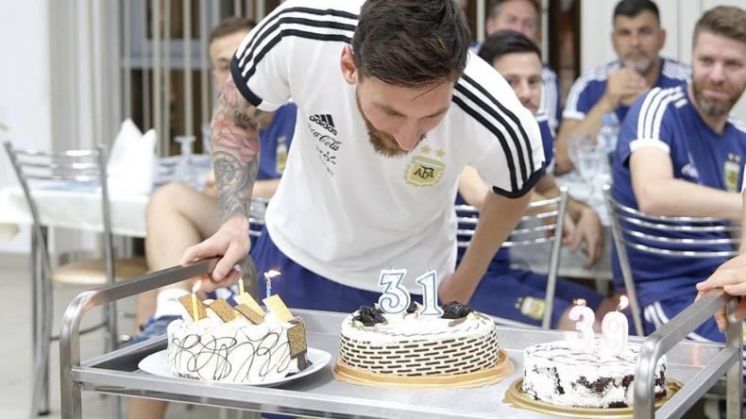 Messi festejó sus 31 años