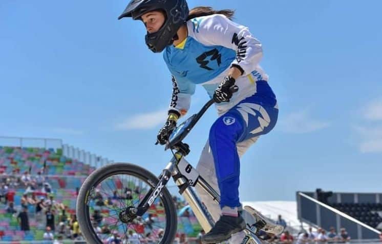 Subcampeona mundial de BMX