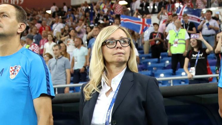 ¿Quién es la mujer que llevó a Croacia a la final?