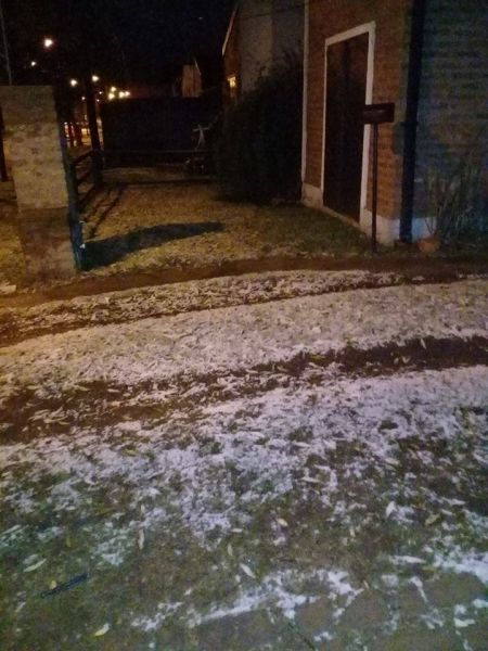 Llegó la nieve a la zona