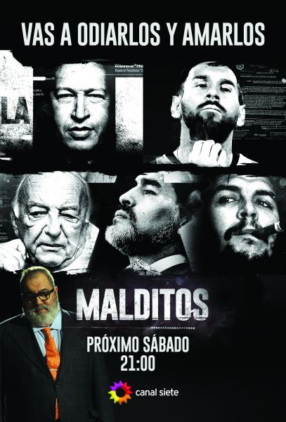 CANAL 7 - SÁBADO 18 DE AGOSTO- AVISO MALDITOS (PRÓXIMO SÁBADO 21-00) PARA LA NUEVA PROVINCIA