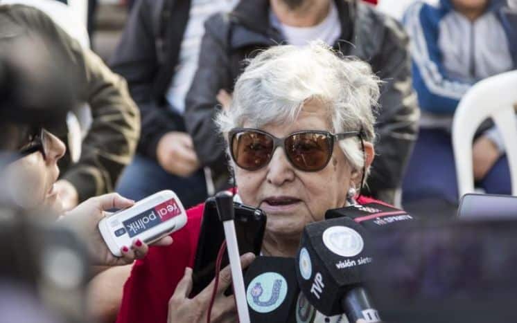 Murió Mariani, una fundadora de Abuelas de Plaza de Mayo