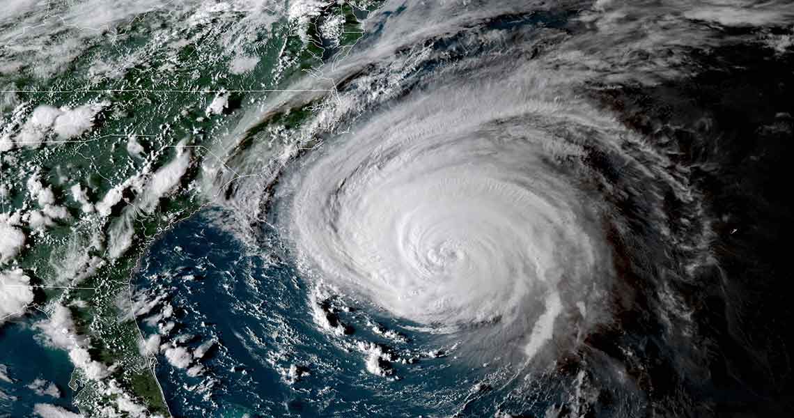 Seguí en vivo el avance del huracán Florence