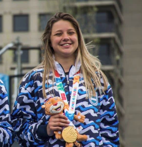 Medalla de oro para la bahiense Agustina Roth en BMX