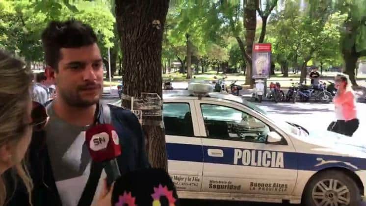 Siempre rápido: Goyak entró corriendo a tribunales