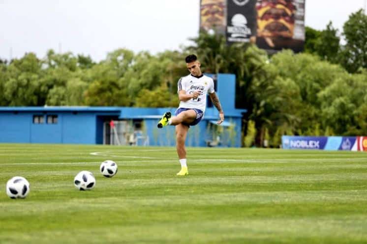 Lautaro Martínez arribó al país para los amistosos con la Selección