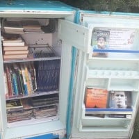 Goyena: Inauguran una “Biblioheladera Mágica”