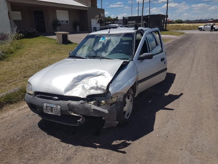 Una persona herida tras un fuerte accidente