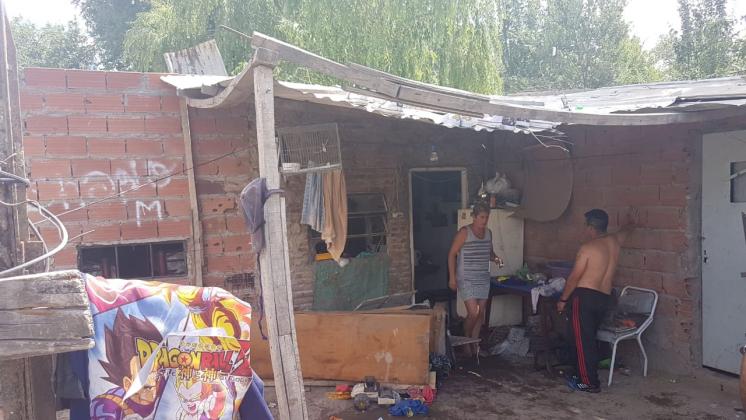 Se incendió una casa y dejó un vecino con algunas quemaduras