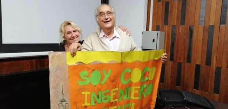 Tiene 71 años y se recibió de Ingeniero Civil