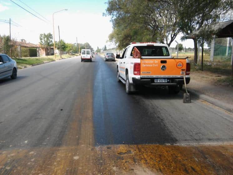 Cayó gasoil en la calle y ocasionó demoras en el tránsito