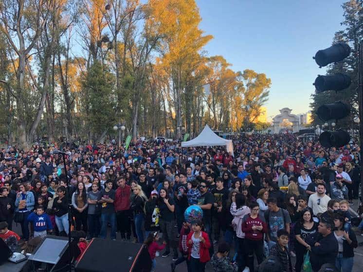 Hubo festejos del aniversario de Bahía en el Parque de Mayo