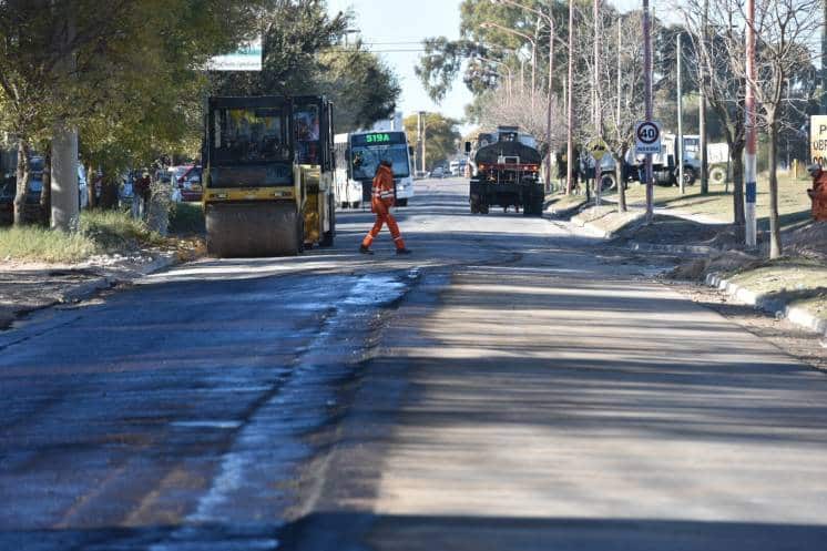 Así están los trabajos de repavimentación de calle Don Bosco