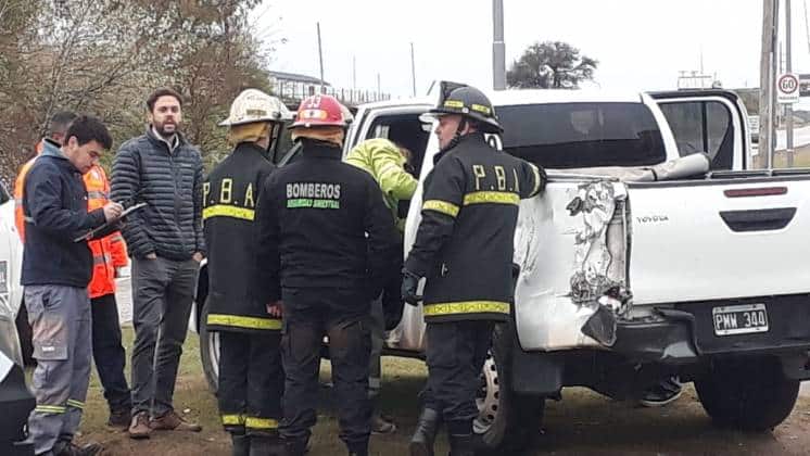 Chocaron un tren y una camioneta en Florida al 4000