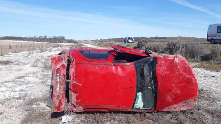 Vuelco en cercanías a Médanos