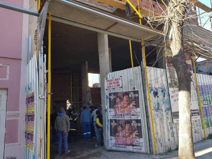 Un obrero perdió un brazo en un accidente en un edificio en construcción