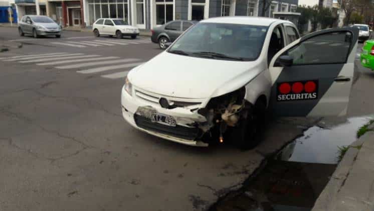 Un móvil de seguridad protagonizó un accidente de tránsito