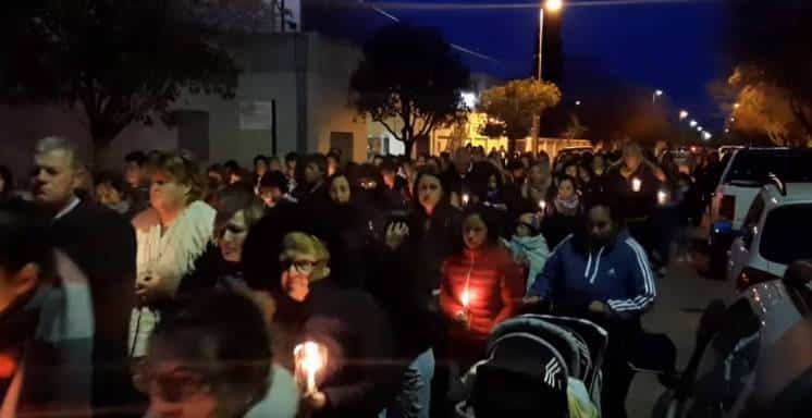 Villalonga: pidieron Justicia por Patricia, la mujer asesinada por su ex