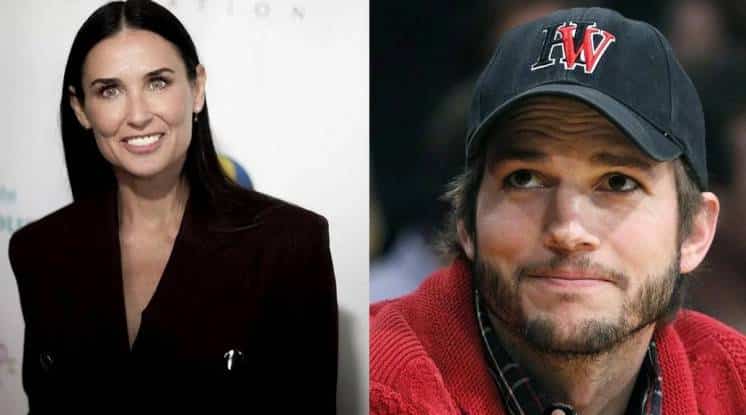 Demi Moore contó que hizo tríos sexuales con Ashton Kutcher