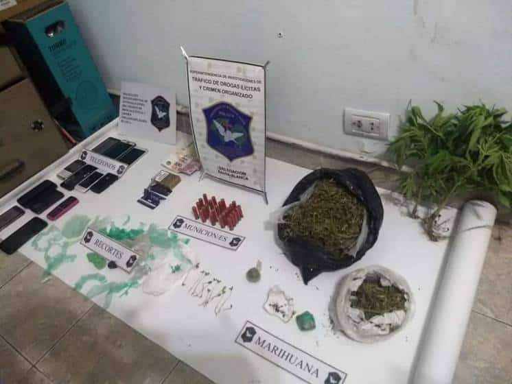 Encontraron droga en un jardín usurpado