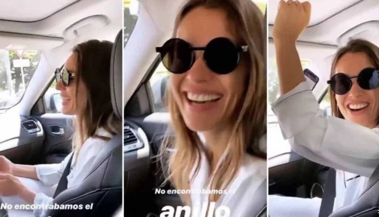 La llegada con blooper de Pampita a su casamiento: “No encontrábamos el anillo”